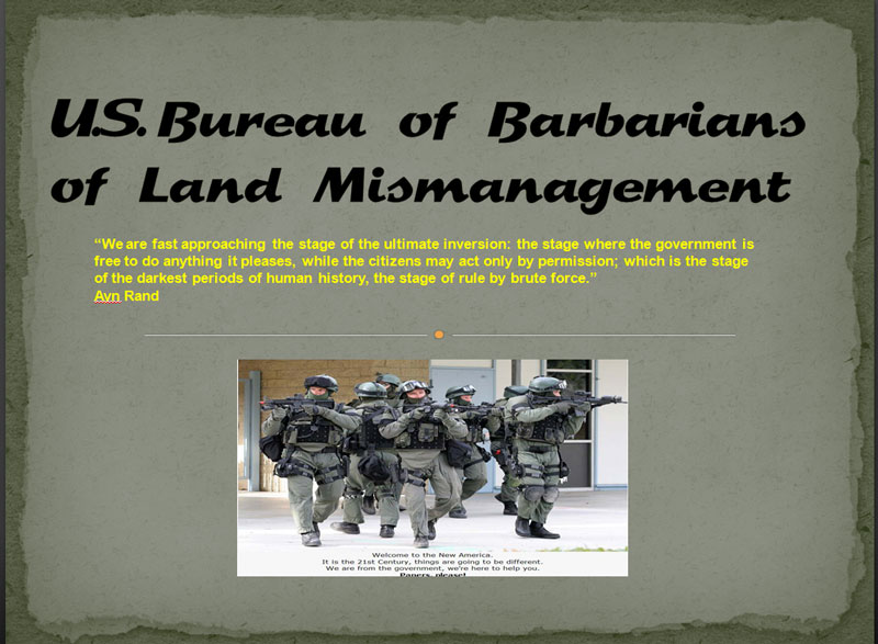Bureau of Barbarians of Land Mismanagement