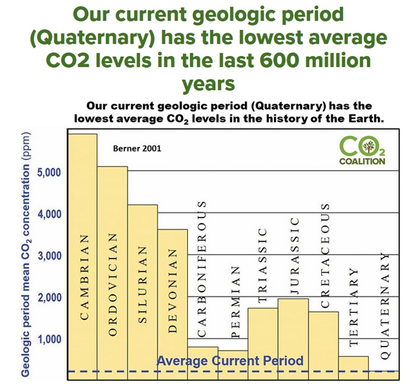 CO2 CURRENT GEOLOGIC PERIOD