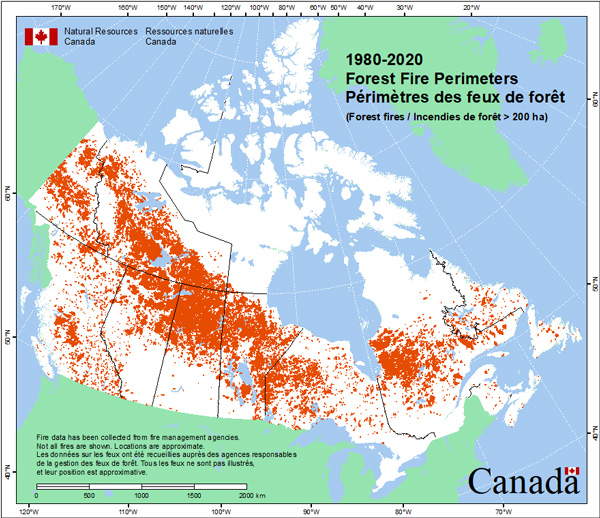 Canada Forest Fire Perimiter